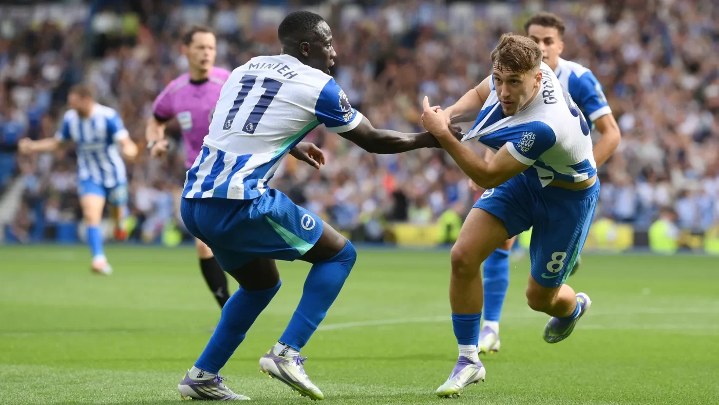 Vòng 3 Premier League: Brighton beats Man city